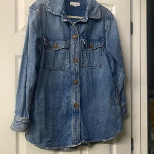 LOFT Denim “Shacket”